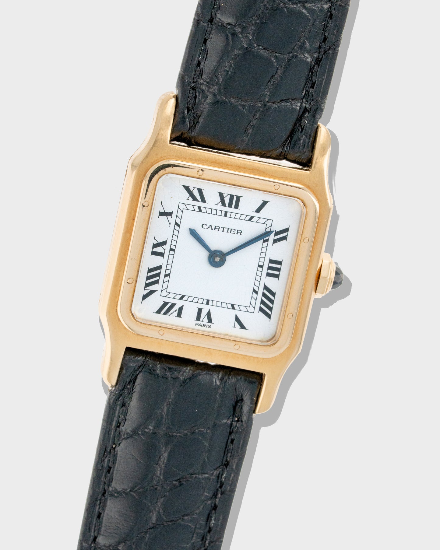 1980's Vintage Yellow Gold	Cartier Santos Dumont	Ref. 78097