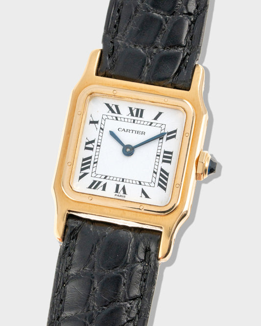 1980's Vintage Yellow Gold	Cartier Santos Dumont	Ref. 78097
