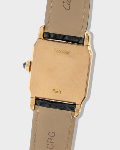 1980's Vintage Yellow Gold	Cartier Santos Dumont	Ref. 78097