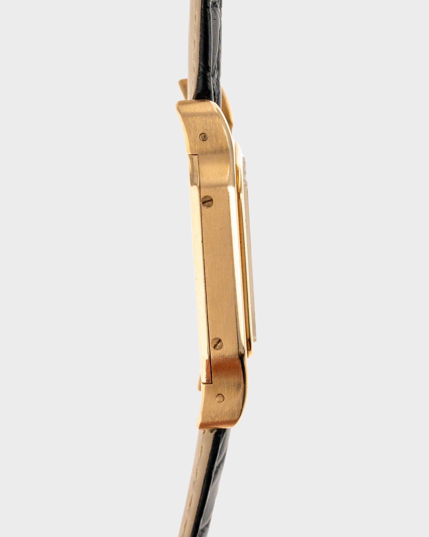 1980's Vintage Yellow Gold	Cartier Santos Dumont	Ref. 78097