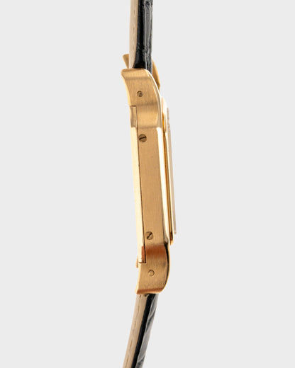 1980's Vintage Yellow Gold	Cartier Santos Dumont	Ref. 78097
