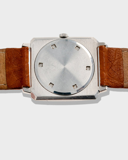 1970's Vintage Steel Universal Geneve Tank Carrée Ref. 842106/06 - White Roman Numeral Dial