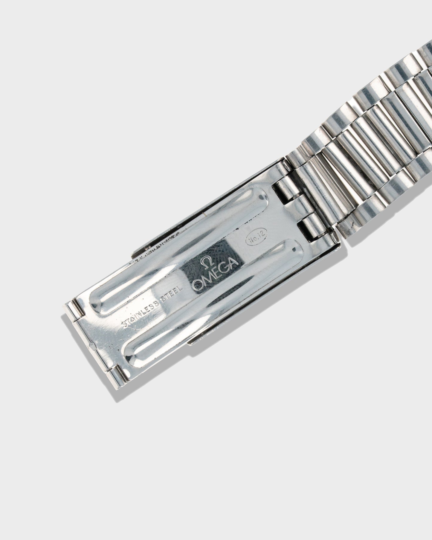 1969 Vintage Steel Omega "Gerald Genta" C-Shaped Constellation Ref. 168.029 - Grey Dial with Fluted Bezel
