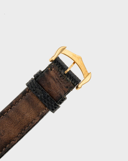 1970's Vintage Vermeil Cartier Must de Tank Vermeil Large Model - Yellow 'Lemon' Dial