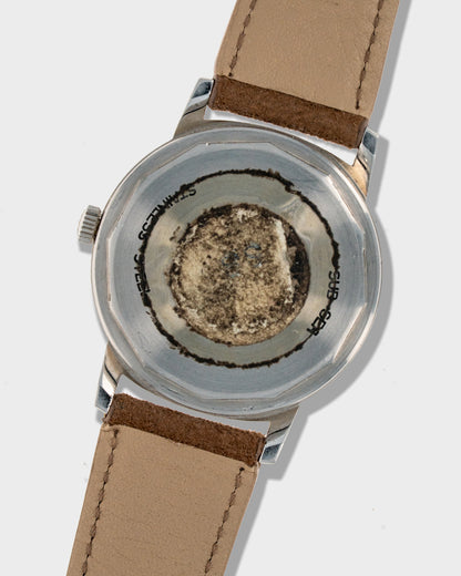 1970's Vintage Steel Movado Kingmatic "S" Sub Sea - Silver Dial