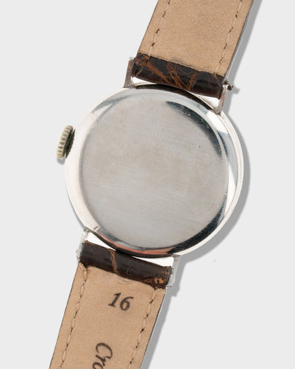 1939 Vintage Steel Longines "Calatrava" - Silver Dial