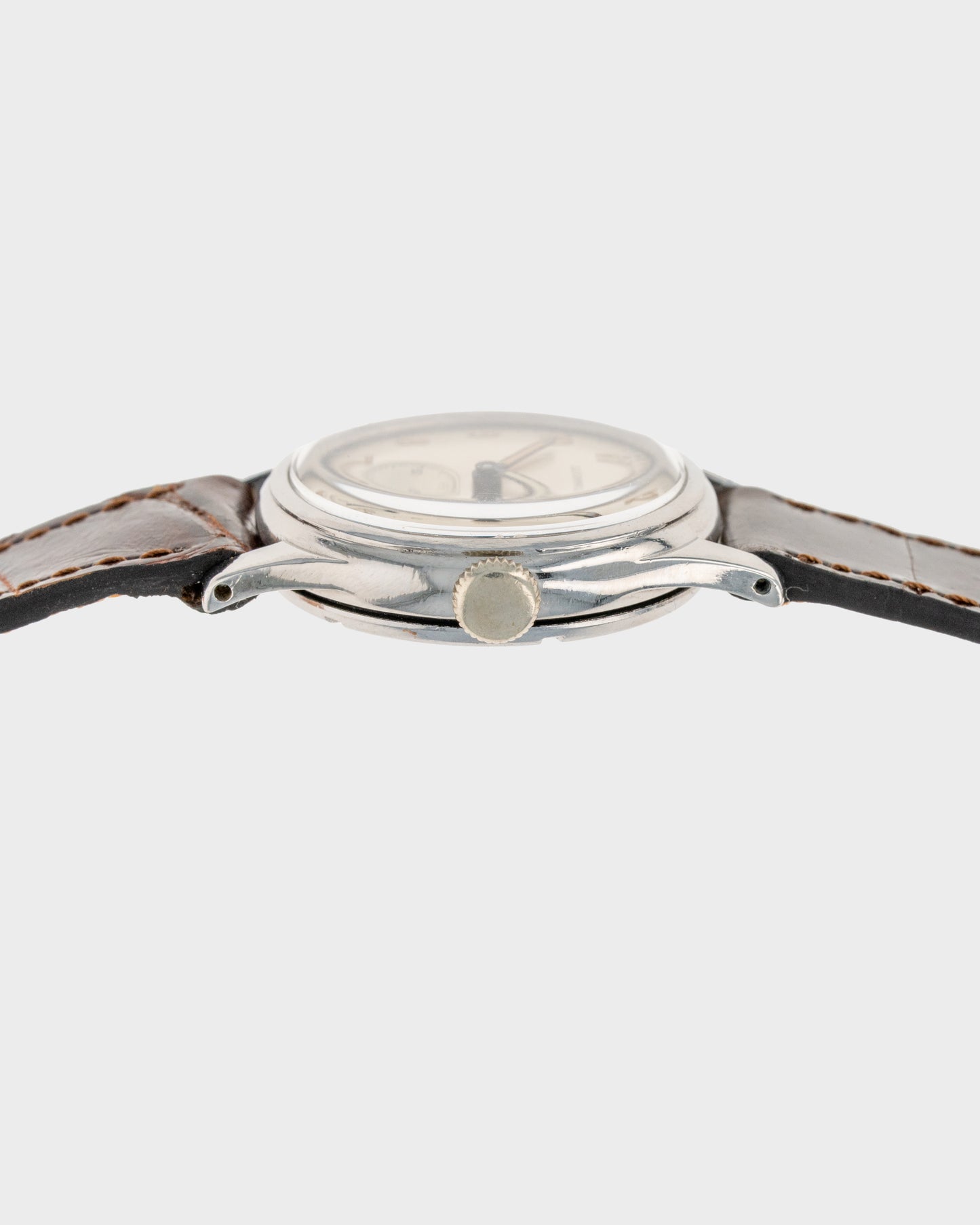 1944 Vintage	Steel Longines Military 'Sei Tacche' - Silver Dial