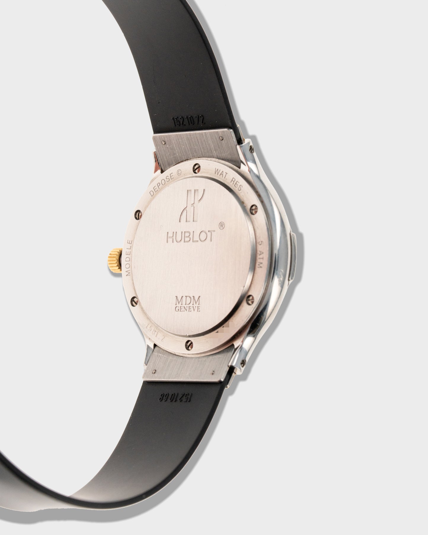 1990's Vintage Two-Tone Hublot MDM Ref. 1581.2 - Black Dial