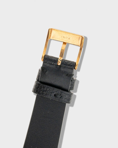 1970's Vintage Vermeil Cartier Tank Must de Large Model - Black Dial