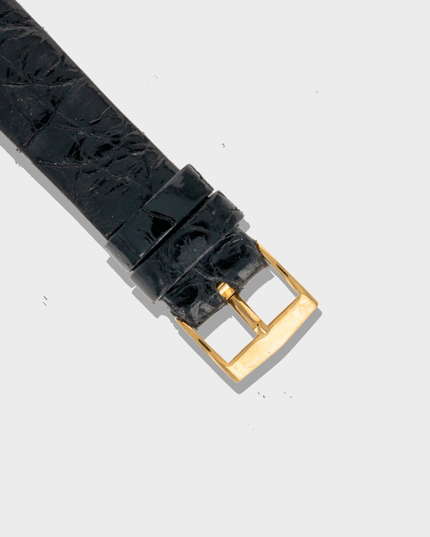 1940's Vintage 14K Yellow Gold Movado Rectangle - Silver Breguet Numeral Dial