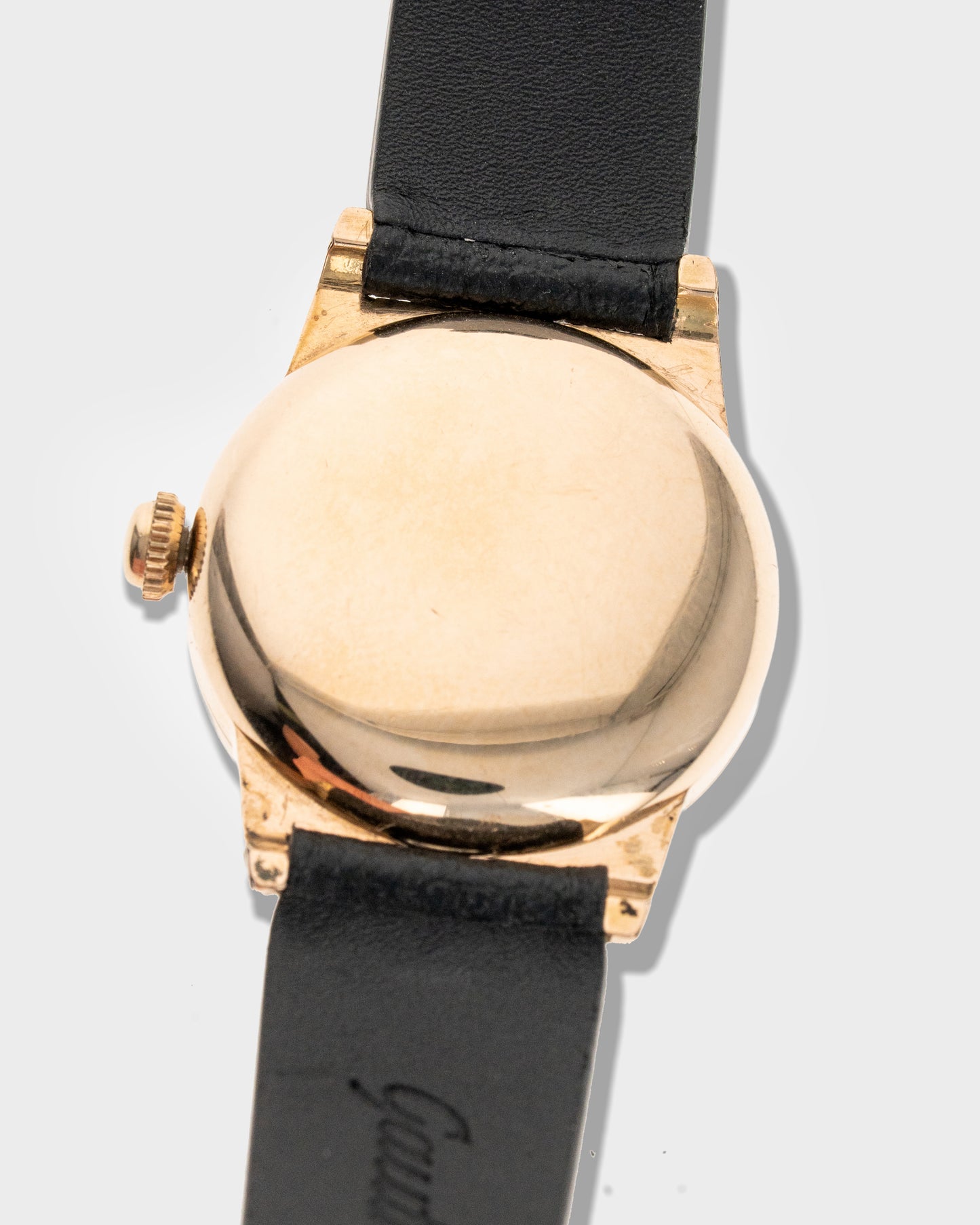 1941 Vintage Yellow Gold Longines WWII-Era Watch - Two-Tone Sector Dial with Hacking Function