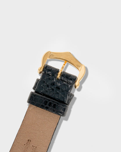 1970's Vintage Cartier Tank Must de Vermeil Quartz Small Model Ref. 3 6601 - Roman Numeral 'Lemon Dial'