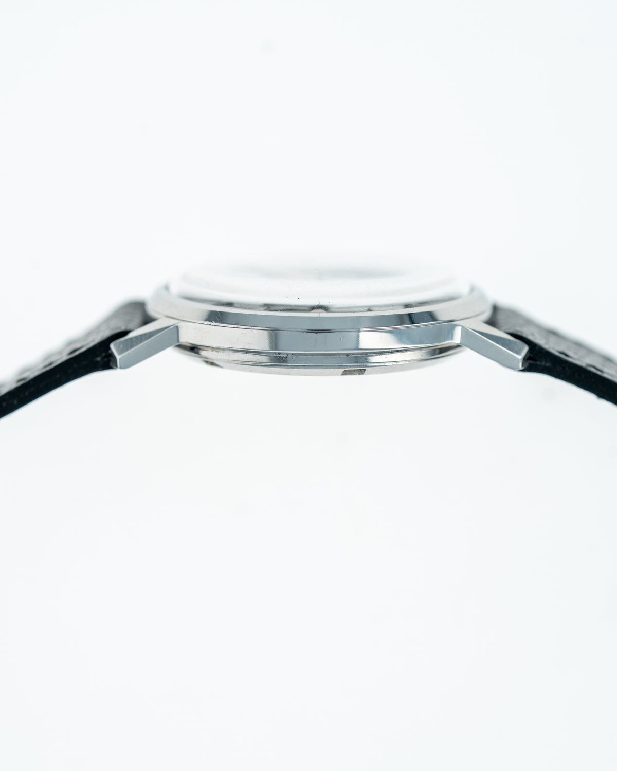 1957 Vintage Steel Longines Center-Seconds Calatrava Ref. 2351-SW - Black Dial