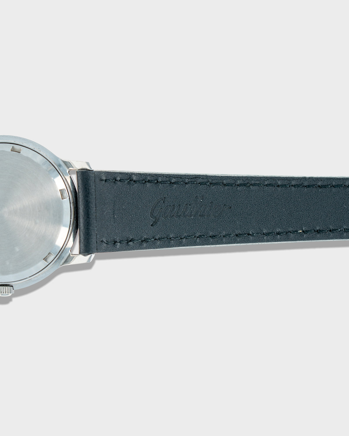 1957 Vintage Steel Longines Center-Seconds Calatrava Ref. 2351-SW - Black Dial