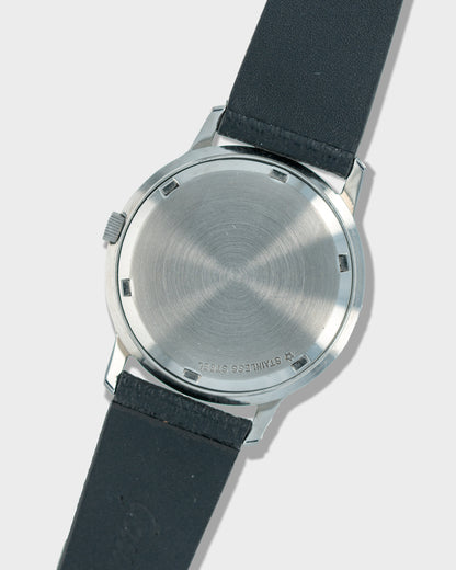 1958 Vintage Steel Longines Sub-seconds Calatrava - Crosshair Waffle Dial