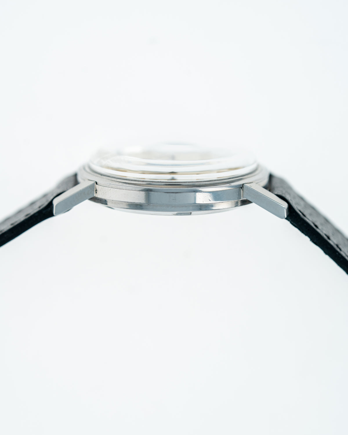 1960's Vintage Steel Movado Sub-Sea - Silver Dial with Stepped Case