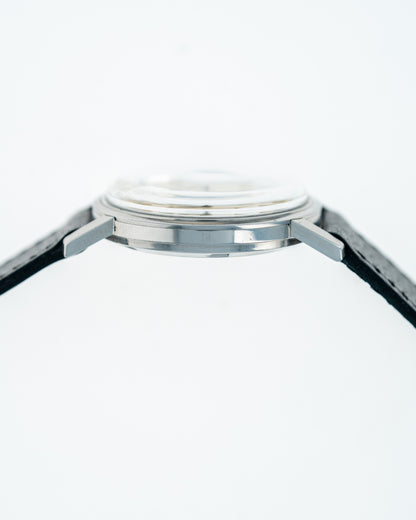 1960's Vintage Steel Movado Sub-Sea - Silver Dial with Stepped Case