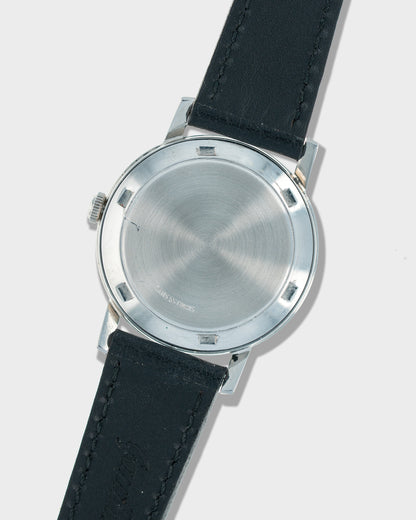 1960's Vintage Steel Movado Sub-Sea - Silver Dial with Stepped Case