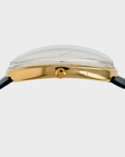 1970's Vintage Yellow Gold Plated Maurice Gerdat Maxi-Oval Ref. 3238 - Champagne Dial