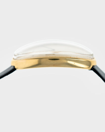 1970's Vintage Yellow Gold Plated Maurice Gerdat Maxi-Oval Ref. 3238 - Champagne Dial