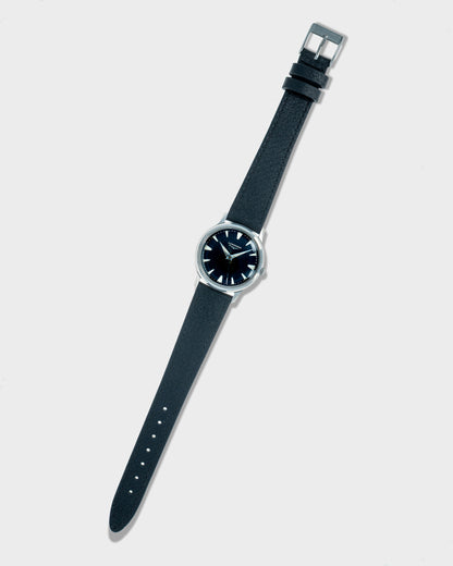 1957 Vintage Steel Longines Center-Seconds Calatrava Ref. 2351-SW - Black Dial
