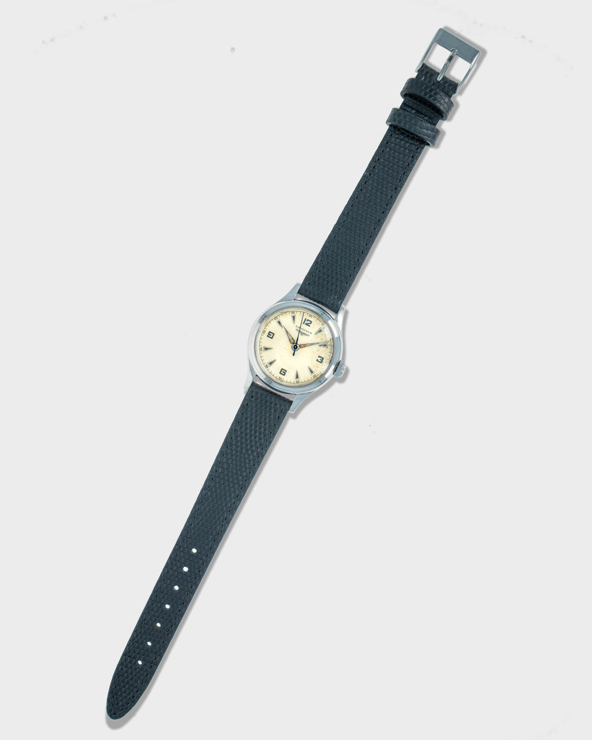 1951 Vintage Steel	Longines Sei-Tacche Ref. 5413-11 - Silver Dial