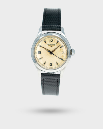 1951 Vintage Steel	Longines Sei-Tacche Ref. 5413-11 - Silver Dial