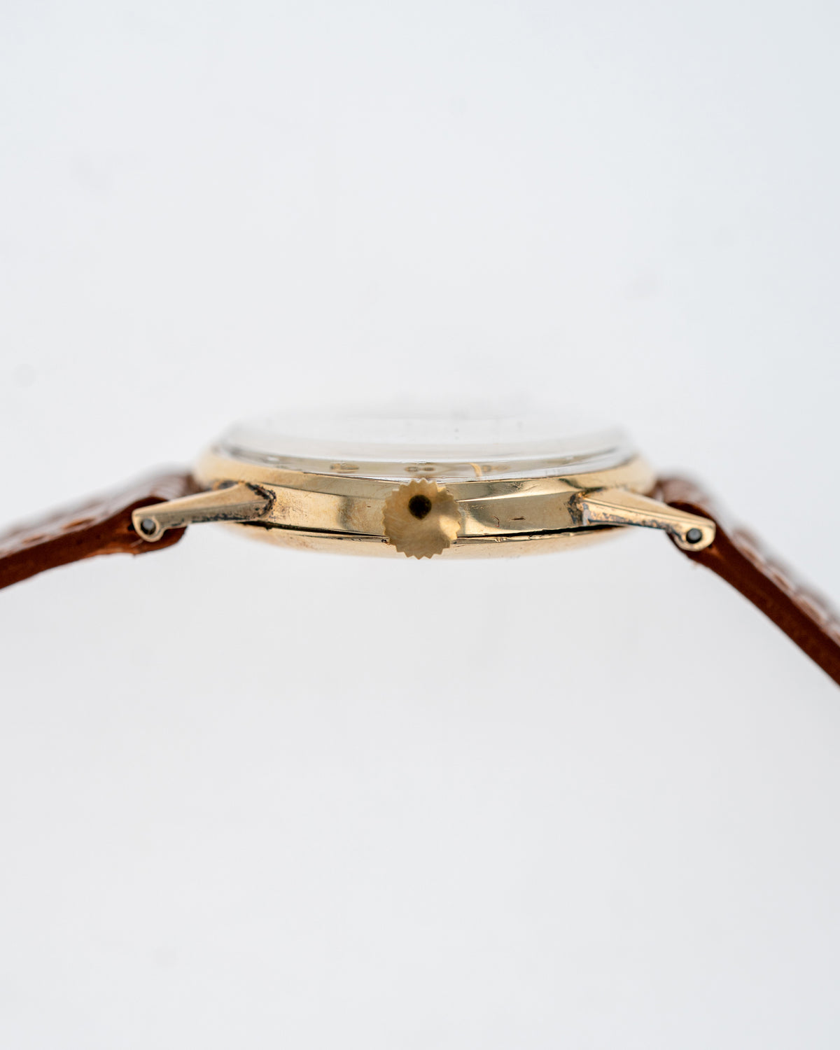1930's Vintage Yellow Gold Filled Movado - Silver Dial with Breguet Numerals