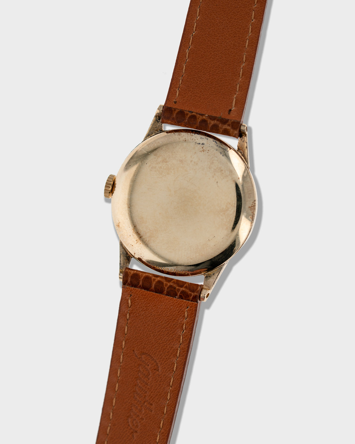 1930's Vintage Yellow Gold Filled Movado - Silver Dial with Breguet Numerals