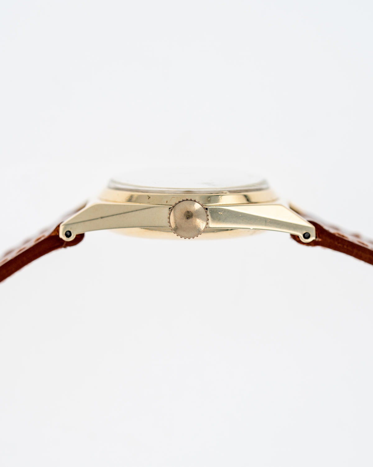 1930's Vintage Solid Yellow Gold Tiffany & Co. Hooded-Lug Tonneau Case - Two-Tone Breguet Numeral Dial