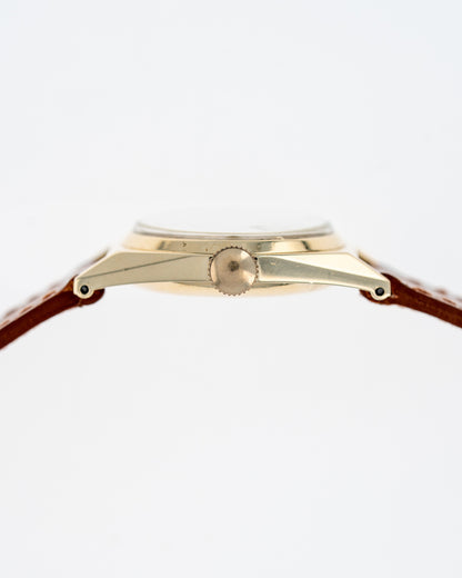 1930's Vintage Solid Yellow Gold Tiffany & Co. Hooded-Lug Tonneau Case - Two-Tone Breguet Numeral Dial