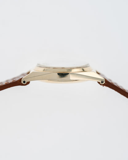1930's Vintage Solid Yellow Gold Tiffany & Co. Hooded-Lug Tonneau Case - Two-Tone Breguet Numeral Dial