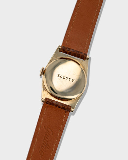 1930's Vintage Solid Yellow Gold Tiffany & Co. Hooded-Lug Tonneau Case - Two-Tone Breguet Numeral Dial