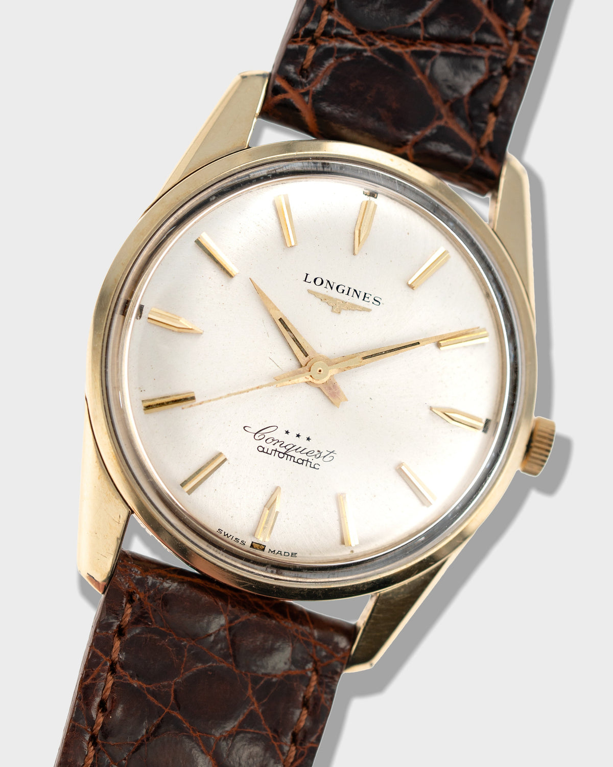 1960 Vintage Longines Conquest Automatic Ref. 9042 1 - Silver Dial