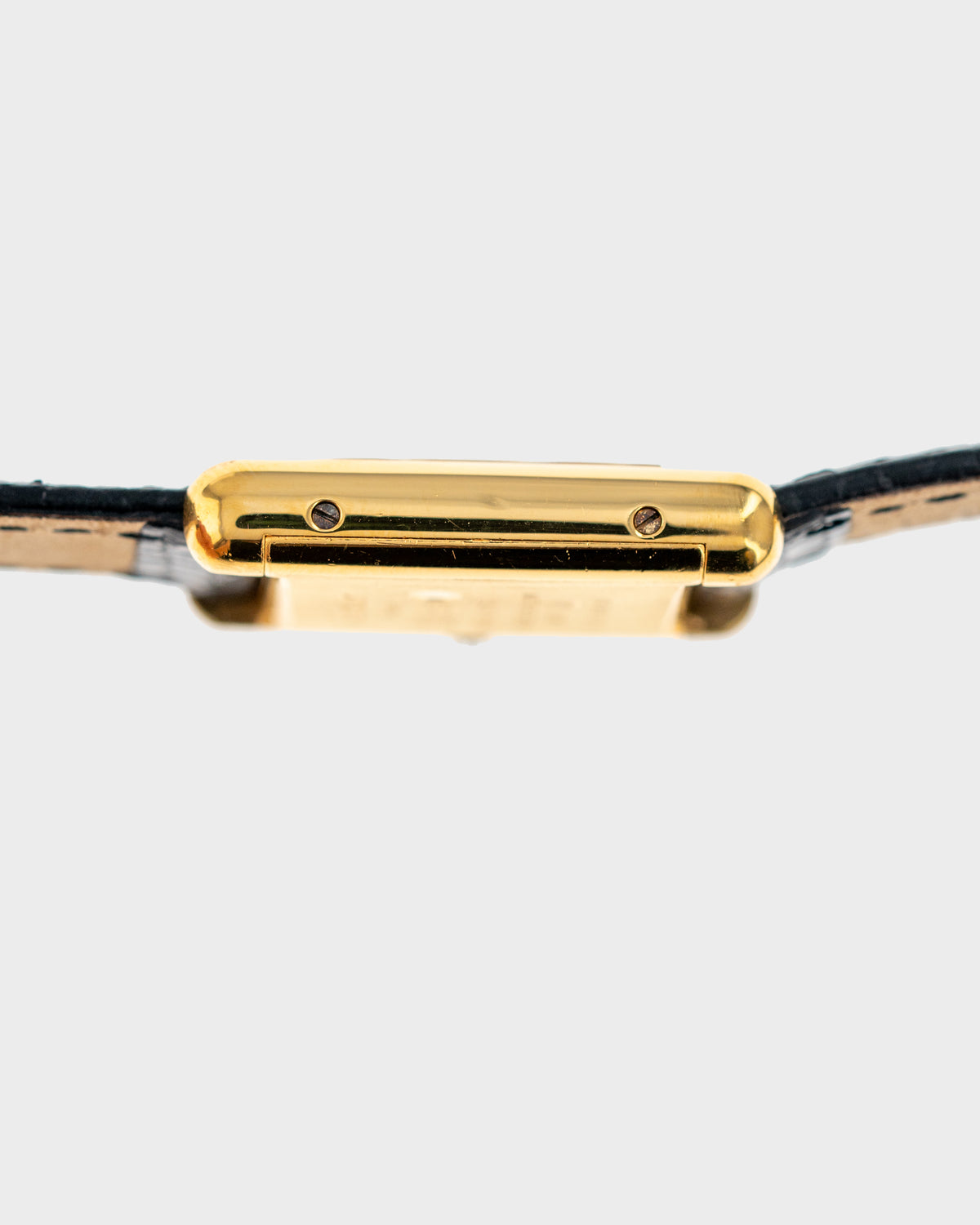1970's Vintage Vermeil Cartier Must de Tank Vermeil Small Model - Yellow 'Lemon' Dial