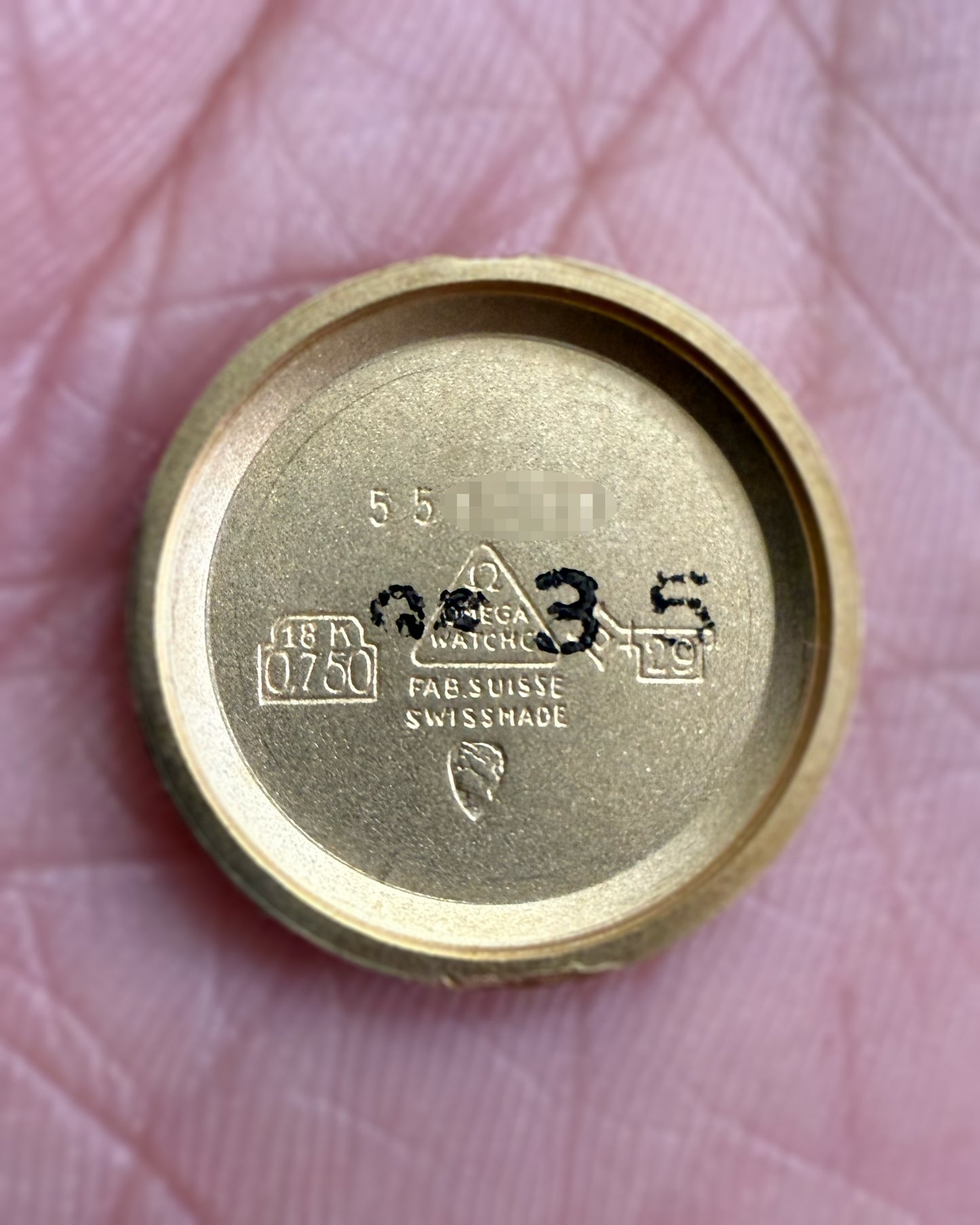 1962 Omega 18k Yellow Gold Ladymatic Ref. 511044 - Silver Dial