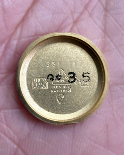 1962 Omega 18k Yellow Gold Ladymatic Ref. 511044 - Silver Dial