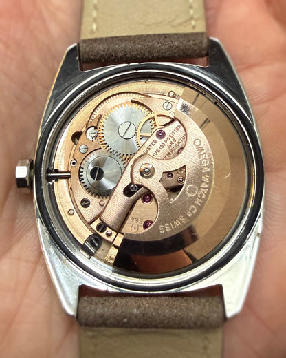 1968 Vintage Omega "Gerald Genta" C-Shaped Constellation Ref. ST 168.017 SP - Silver Sunburst Dial