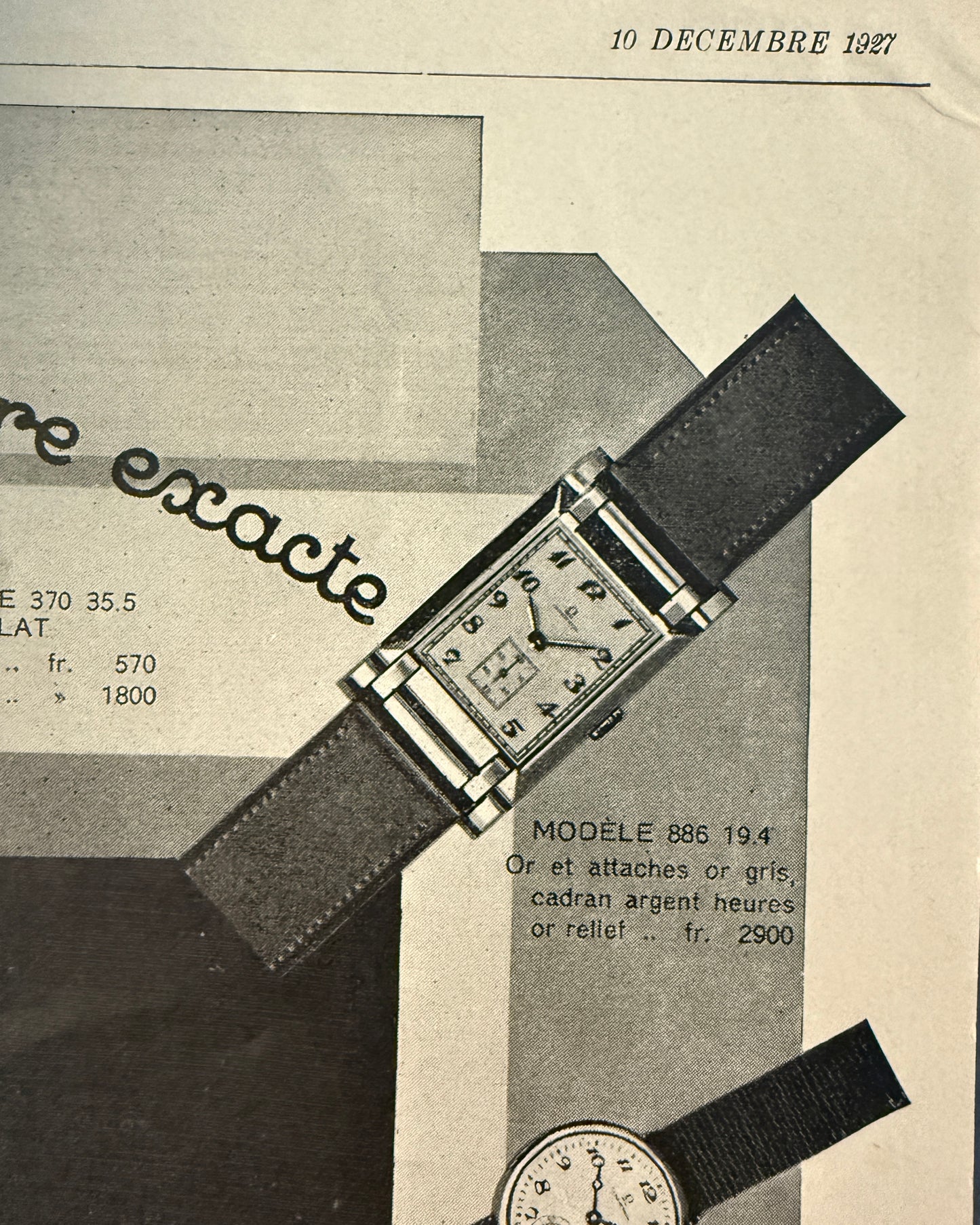 1930 Vintage	Two-Tone Omega	Art Deco Tank with Articulating Swivel Lugs Ref. 886 19.4 - Silver Dial with Breguet Numerals
