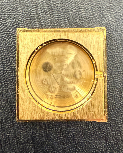 1980's Vintage Cartier Tank Must de Vermeil Large Model - Roman Numeral 'Lemon Dial'