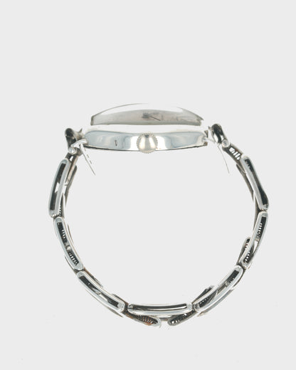 1911 Vintage Tiffany & Co. Gondolo-Style Sterling Silver Tonneau - Silver Radium Dial