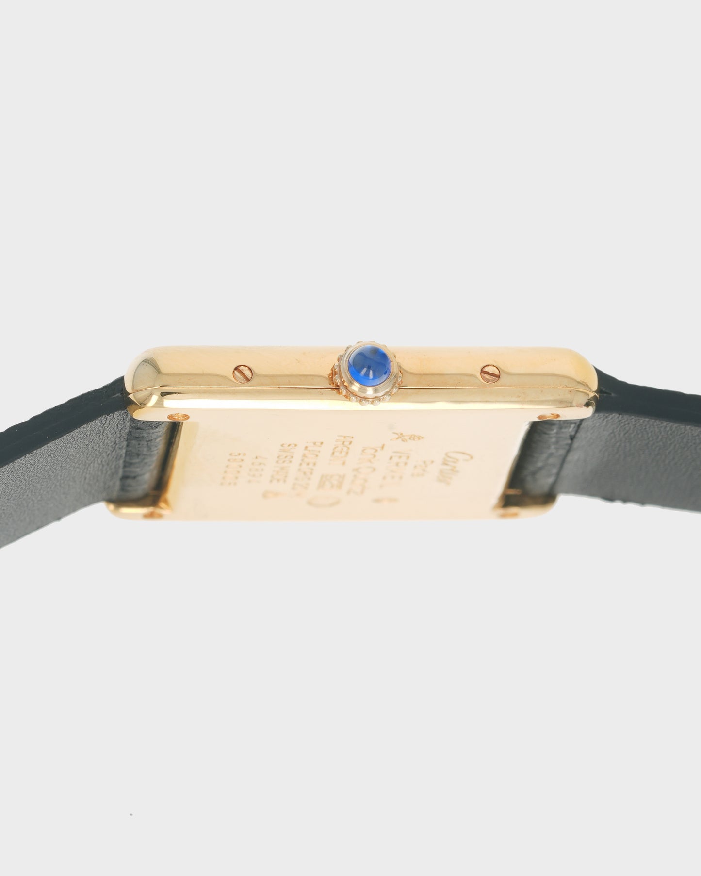 1990's Vintage Cartier Tank Must de Quartz Vermeil Large Model Ref. 590005 - Breguet Numeral Dial