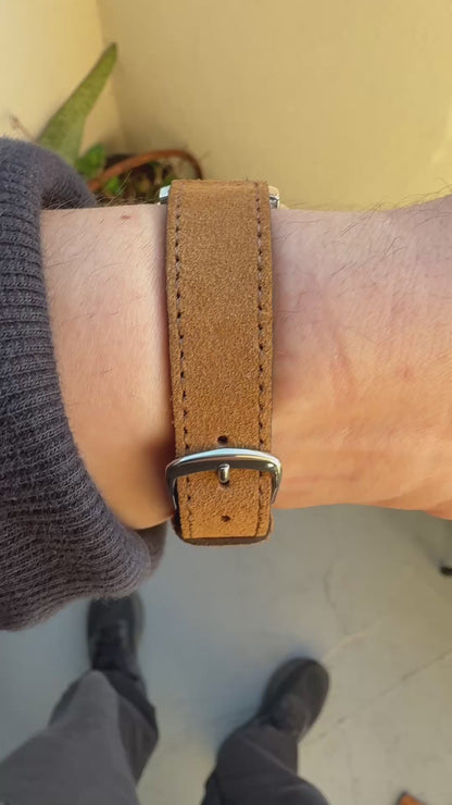 1970's Zenith	Automatic Cushion Ref. 28800 - Blue Tritium Burned Dial