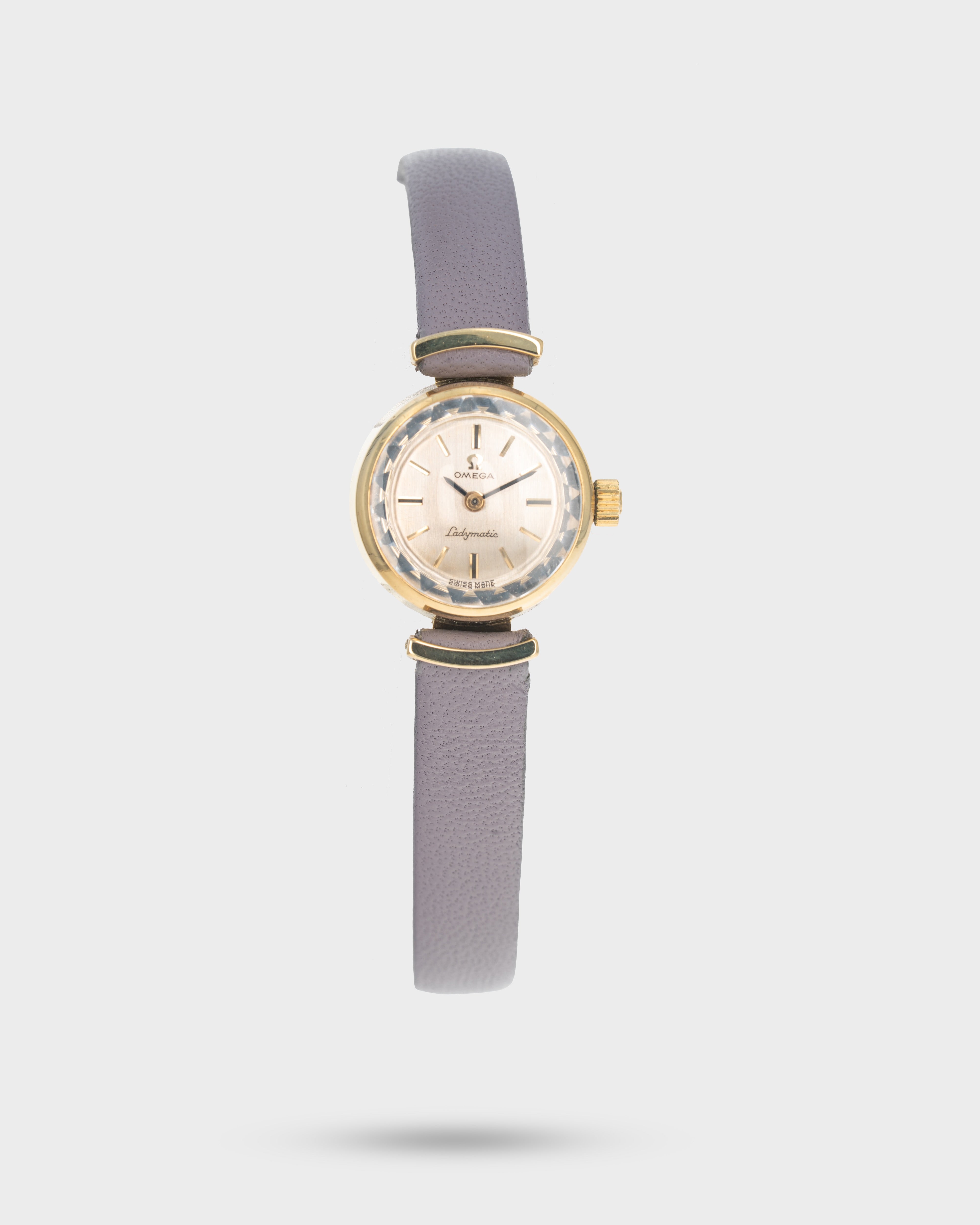 1962 Omega 18k Yellow Gold Ladymatic Ref. 511.044 - Silver Dial