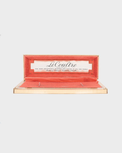 1960's Vintage Jaeger-LeCoultre Asymmetric Sculptural Case - Silver Dial with Box, Papers, Original Strap