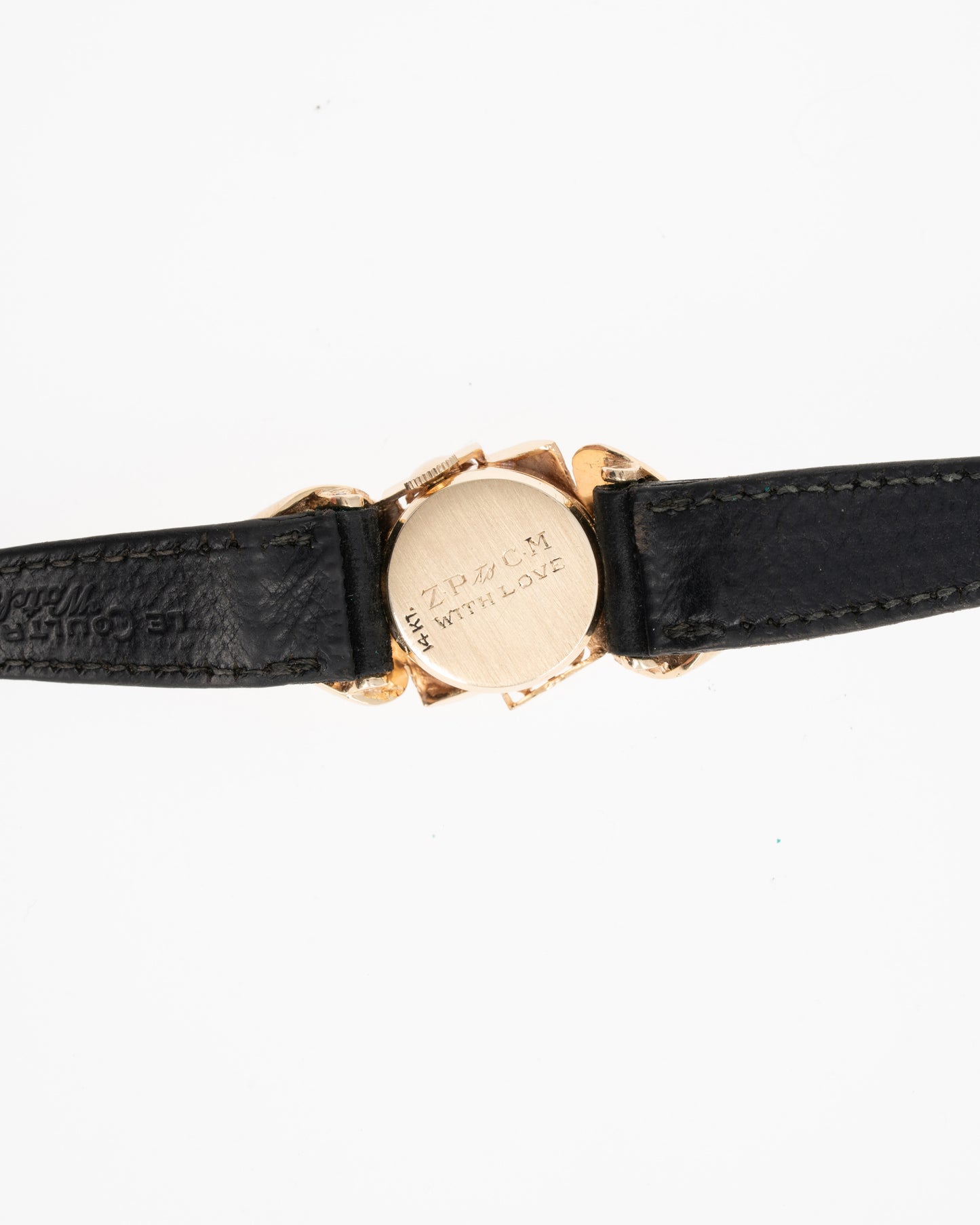 1960's Vintage Jaeger-LeCoultre Asymmetric Sculptural Case - Silver Dial with Box, Papers, Original Strap