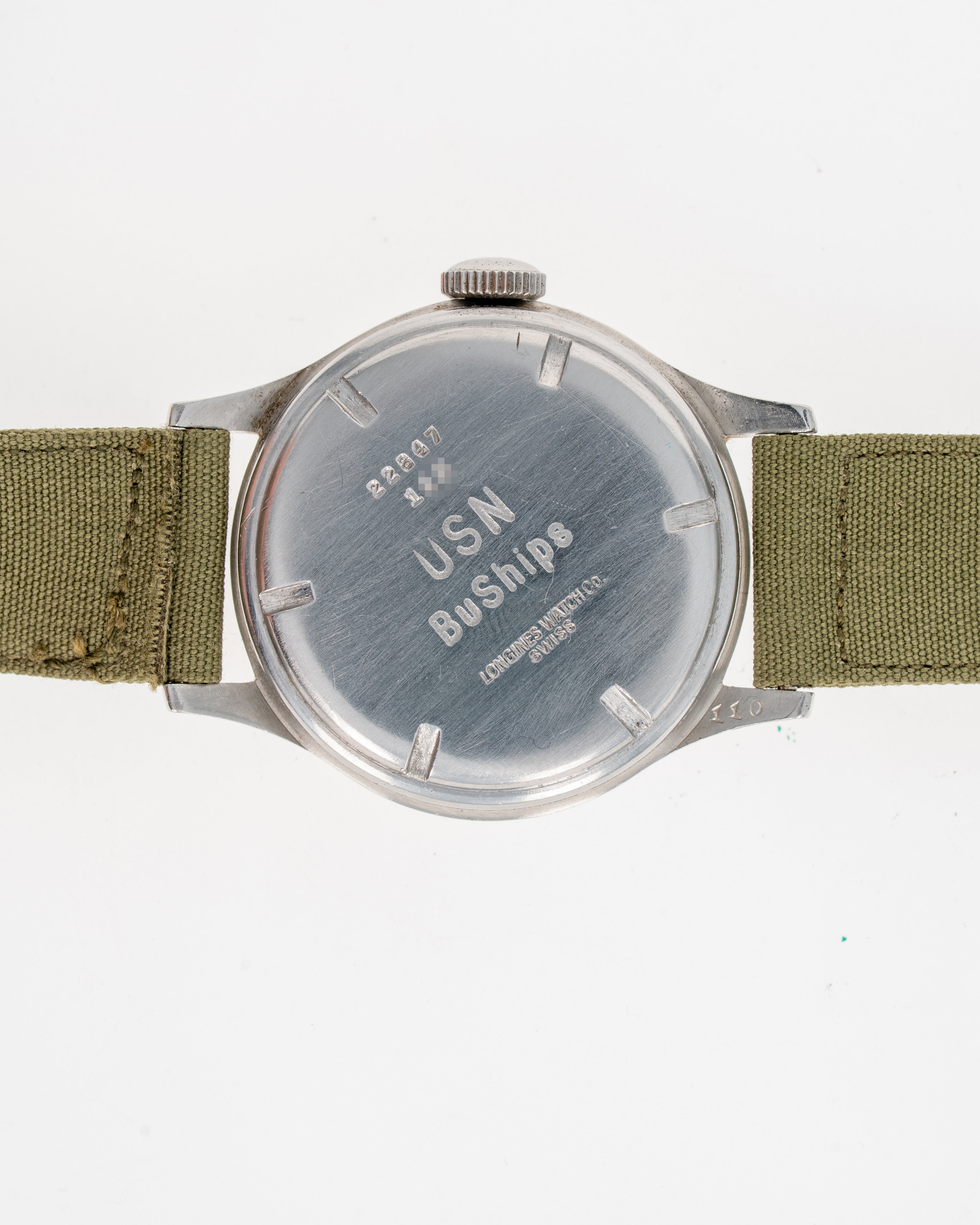 1944 Vintage Longines Sei Tacche US Navy BuShips Ref. 22847