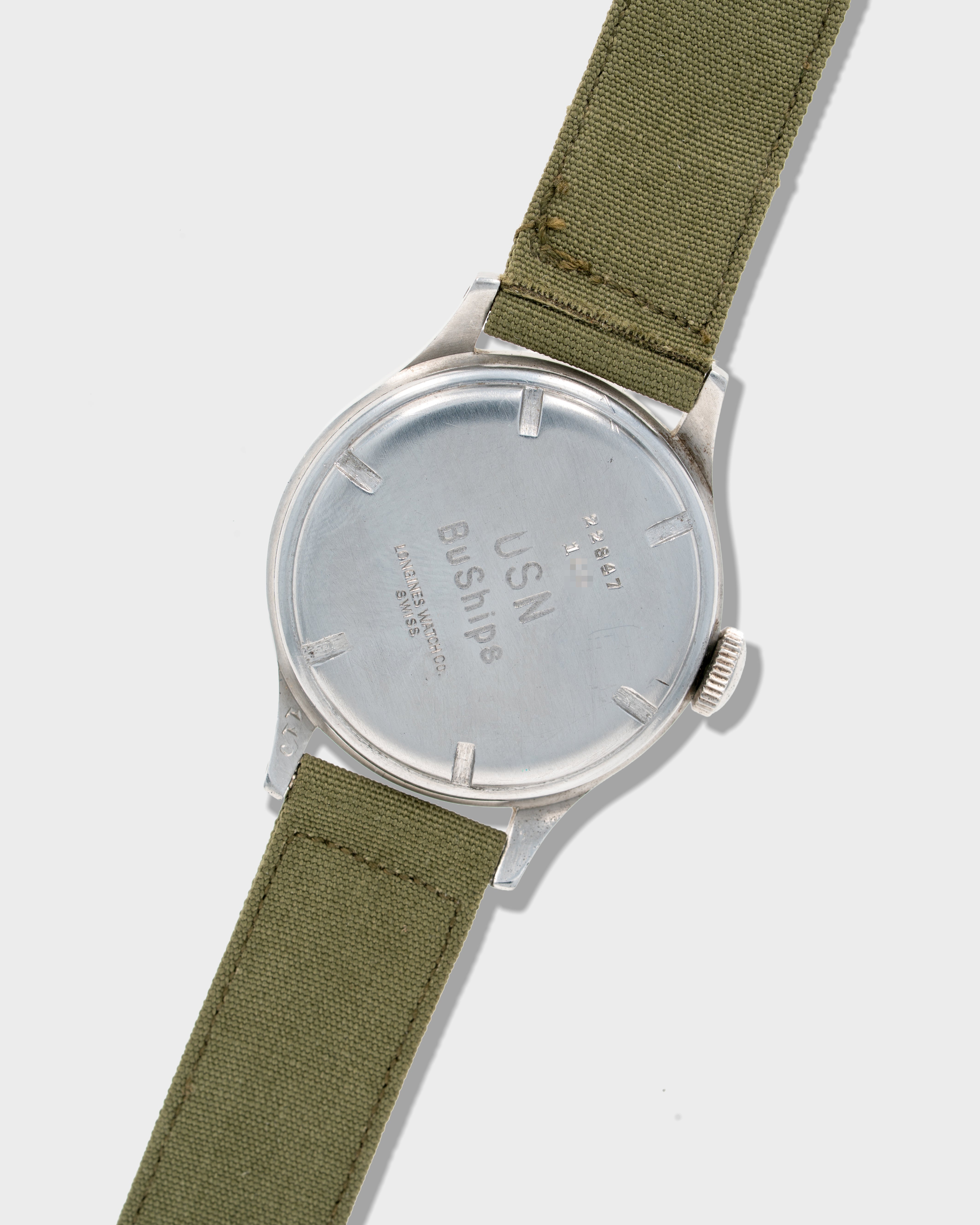 1944 Vintage Longines Sei Tacche US Navy BuShips Ref. 22847