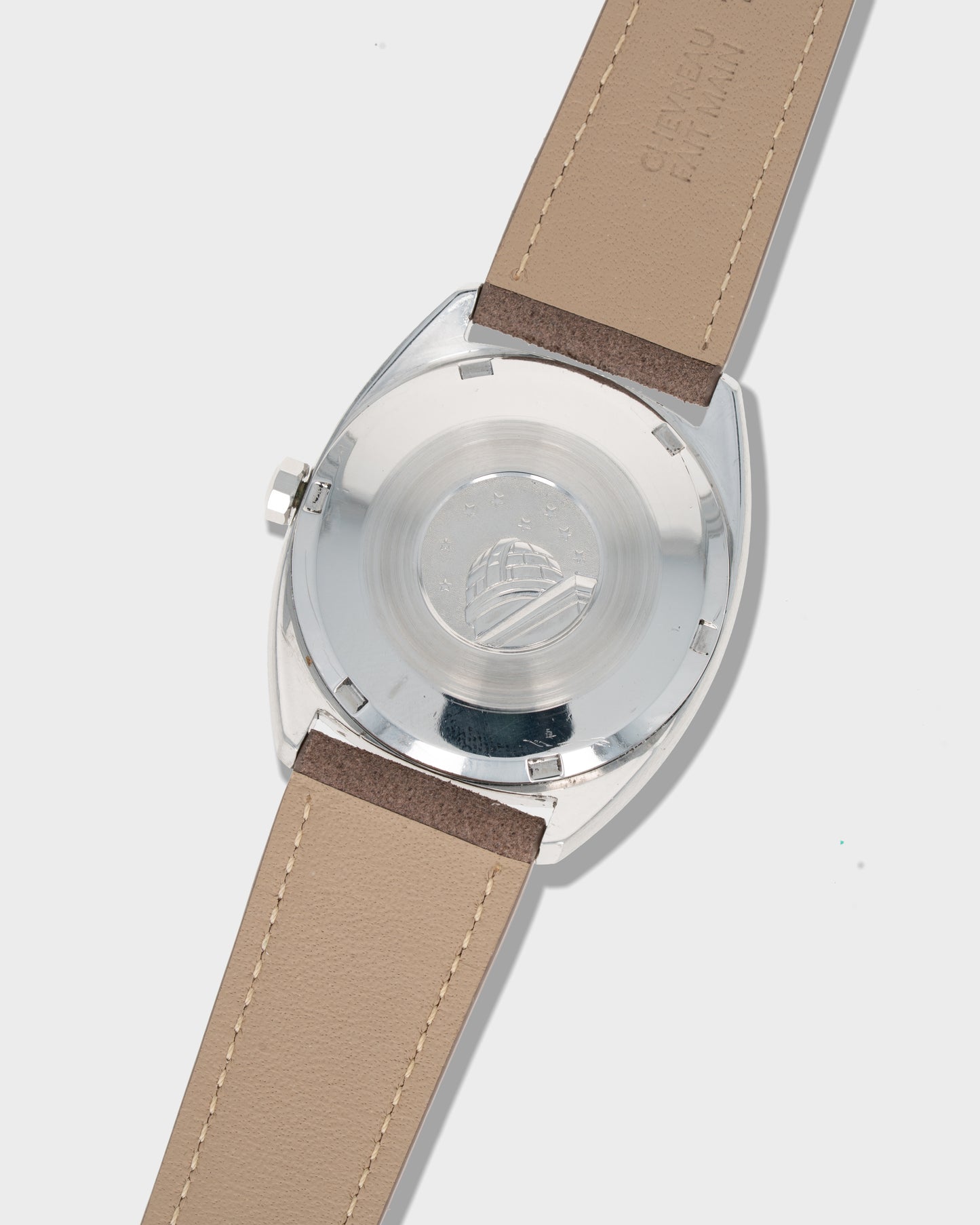 1968 Vintage Omega "Gerald Genta" C-Shaped Constellation Ref. ST 168.017 SP - Silver Sunburst Dial