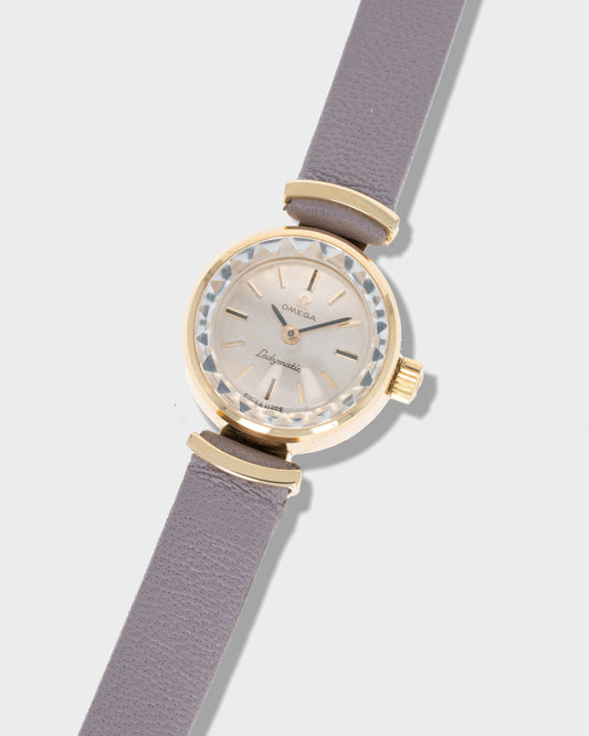 1962 Omega 18k Yellow Gold Ladymatic Ref. 511044 - Silver Dial